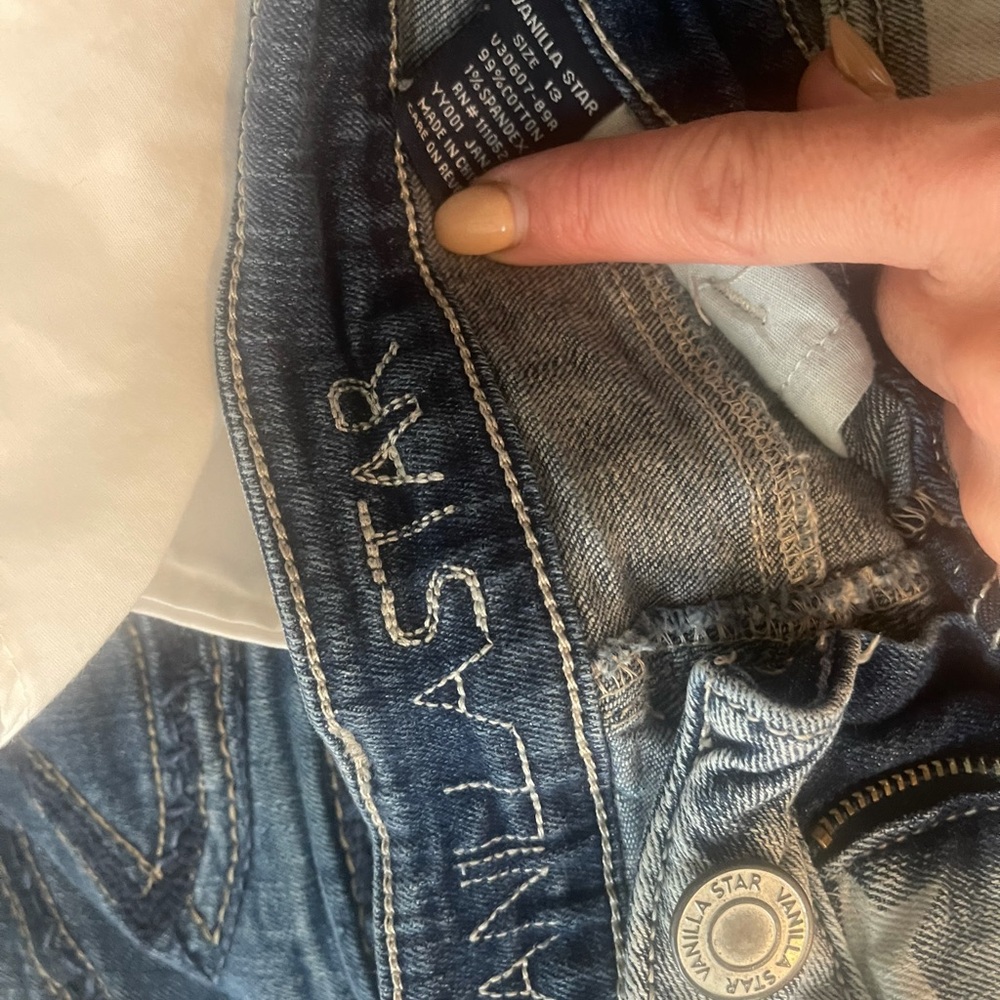 Stars and Stripes denim shorts size 13